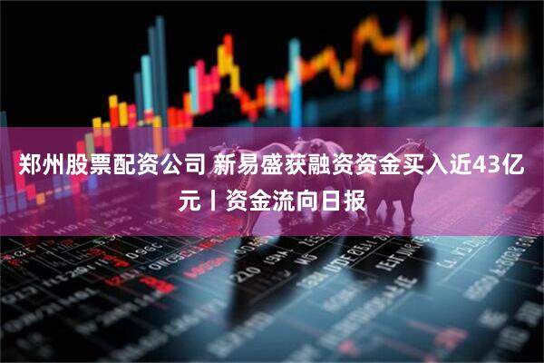 郑州股票配资公司 新易盛获融资资金买入近43亿元丨资金流向日报
